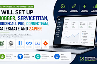 setup jobber servicetitan housecall pro connecteam salesmate