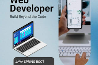 develop java spring boot features for your web application