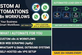 integrate n8n ai workflows, custom apis, and whatsapp bot