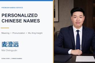 create your personalized chinese name