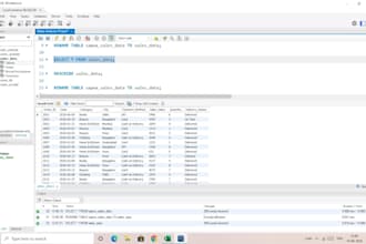 write complex sql queries, fix database errors