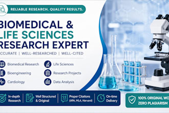 assist on biomedical research project, bioengineering, life sciences, cardiology