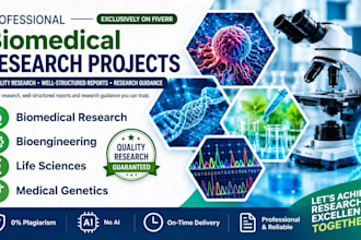 do biomedical research projects, bioengineering, life sciences, medical genetics