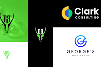 design a minimalist monogram, initials or letter mark logo for your brand