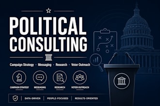 provide political research, strategy, and campaign consulting