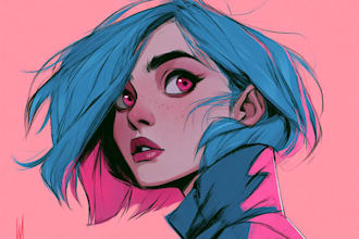 superhero character for comics