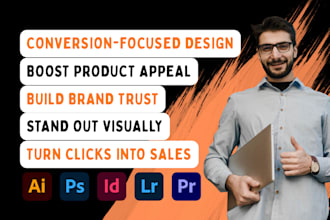 design and launch amazon a plus content, ebc, storefront, listing images for PPC