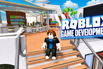 desarrollaré juegos y scripts personalizados para roblox en roblox studio