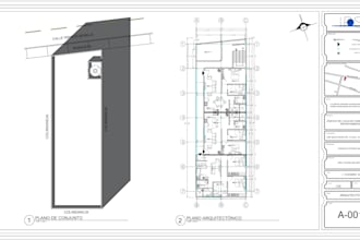 diseñaré planos arquitectónicos y distribución de espacios