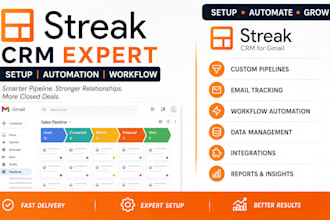 setup your streak CRM