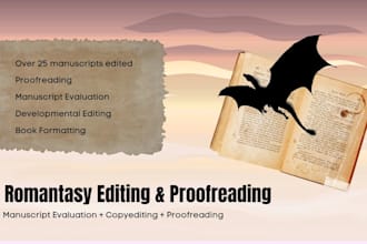 proofread your romantasy novel