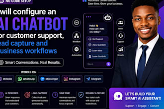 configure a no code ai chatbot for support and lead capture