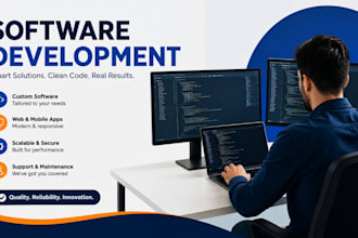 develop full stack website development as a software developer
