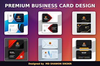 design a luxury premium business card design