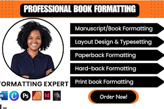 format, typeset your book manuscript for print and ebook, expert book formatter