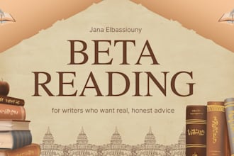 beta read your novel and provide honest feedback