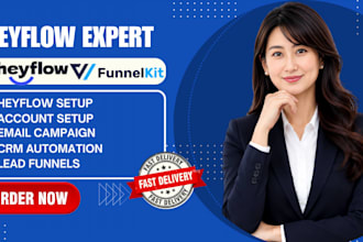 setup heyflow forms heyflow lead funnel CRM automation landing page design