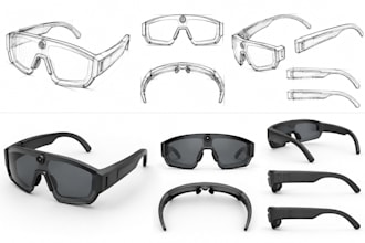 design smart gaming eyewear, sport eyewear, cycling glasses, children eyewear