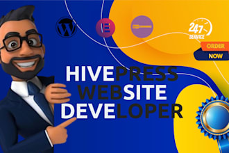 setup hivepress wordpress website