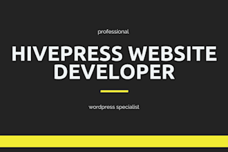 setup hivepress wordpress website