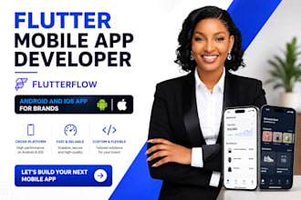 buiid mobile app flutter android ios app ai flutter app fix mobile app redesign