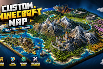 build a custom minecraft map for your server