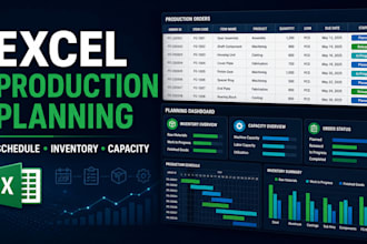 create or improve your excel production planning and inventory file