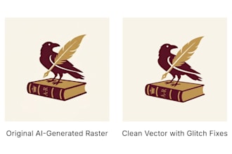 manually vectorize your ai generated art and fix errors