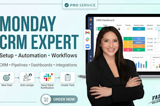 monday CRM automation, monday com expert project management trello clickup