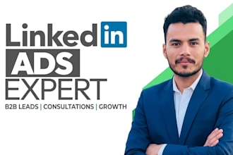 setup linkedin ads manager for b2b lead generation and PPC campaigns