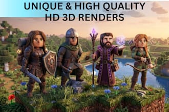 design a minecraft skin in 3d