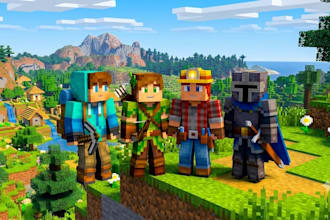 design a minecraft skin in 3d