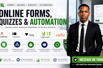 create jotform typeform tally quiz forms gohighlevel survey zapier integration