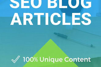 write SEO blog articles and website content