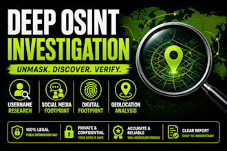 perform osint geolocation and username analysis