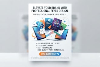 design professional school registration and promotional