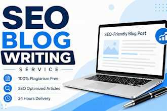 write SEO blog posts articles and website content