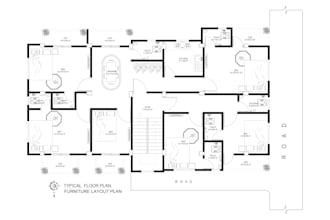draw architectural 2d floor plan site plan and pdf to dwg