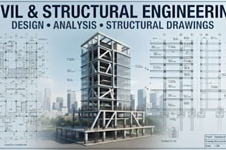create 2d civil and structural engineering drawings