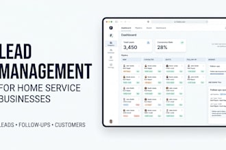build a lead management dashboard for your home business