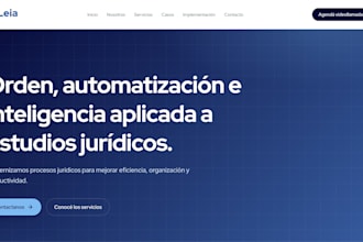 design and develop a modern, high performing website