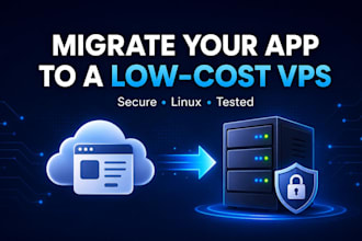 migrate your app to a secure low cost linux vps