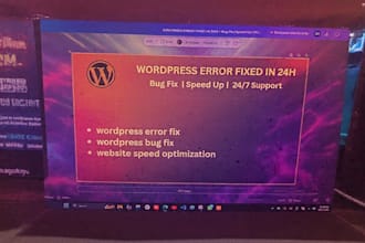 fix any wordpress error and speed issue