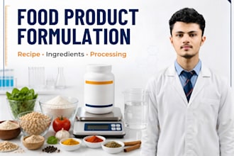 develop a food product formulation and recipe for your product
