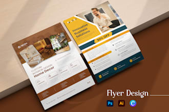 design custom flyer, brochure and poster
