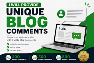 do 500 unique blog comments dofollow
