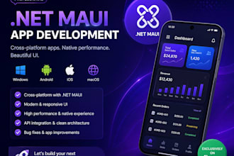 develop cross platform apps with net maui