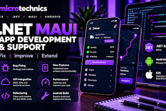fix, improve or extend your existing net maui android app