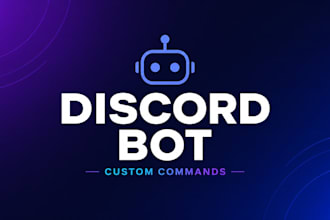 create a custom discord bot with commands for your server