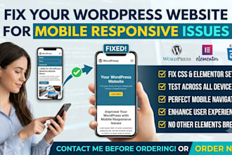 fix wordpress elementor mobile responsive issues fast
